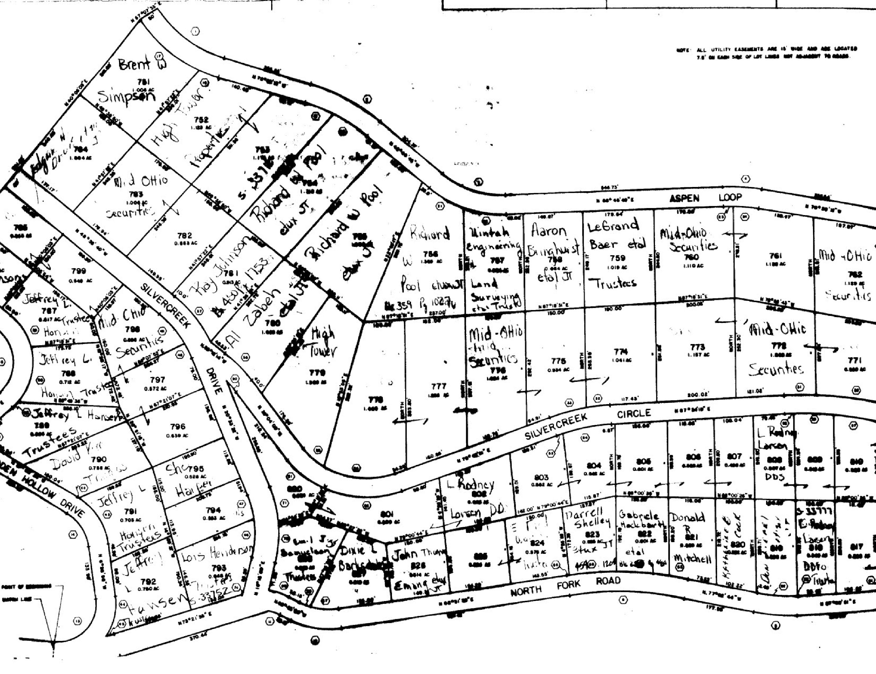 Sanpete County Plat Maps Aspen Hills-Sanpete Co.